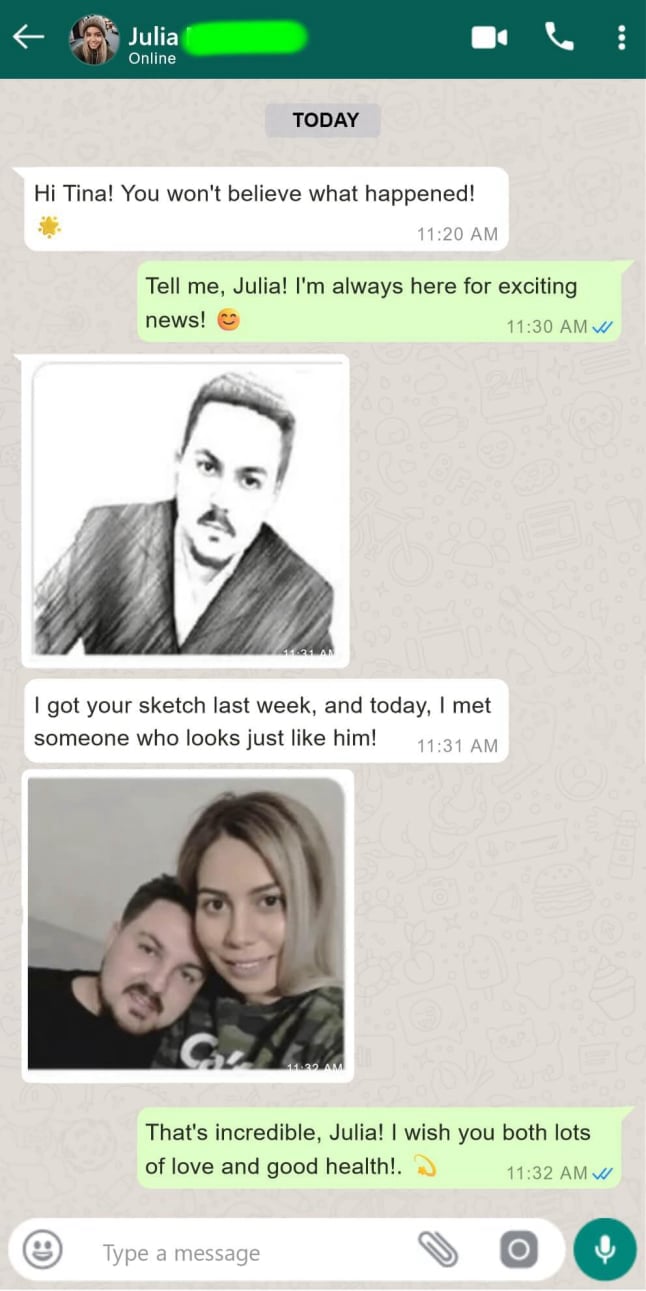Tina Psychic Soulmate Sketch Customer Reviews